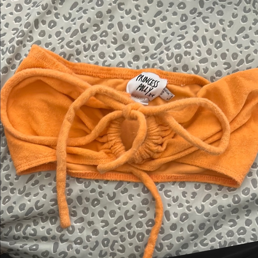 Princess Polly Bright Orange Swim Top